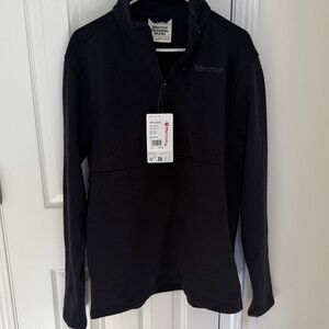 Marmot Black Quarter-Zip Sweatshirt
